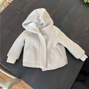 Cat & Jack Cream Sherpa Jacket